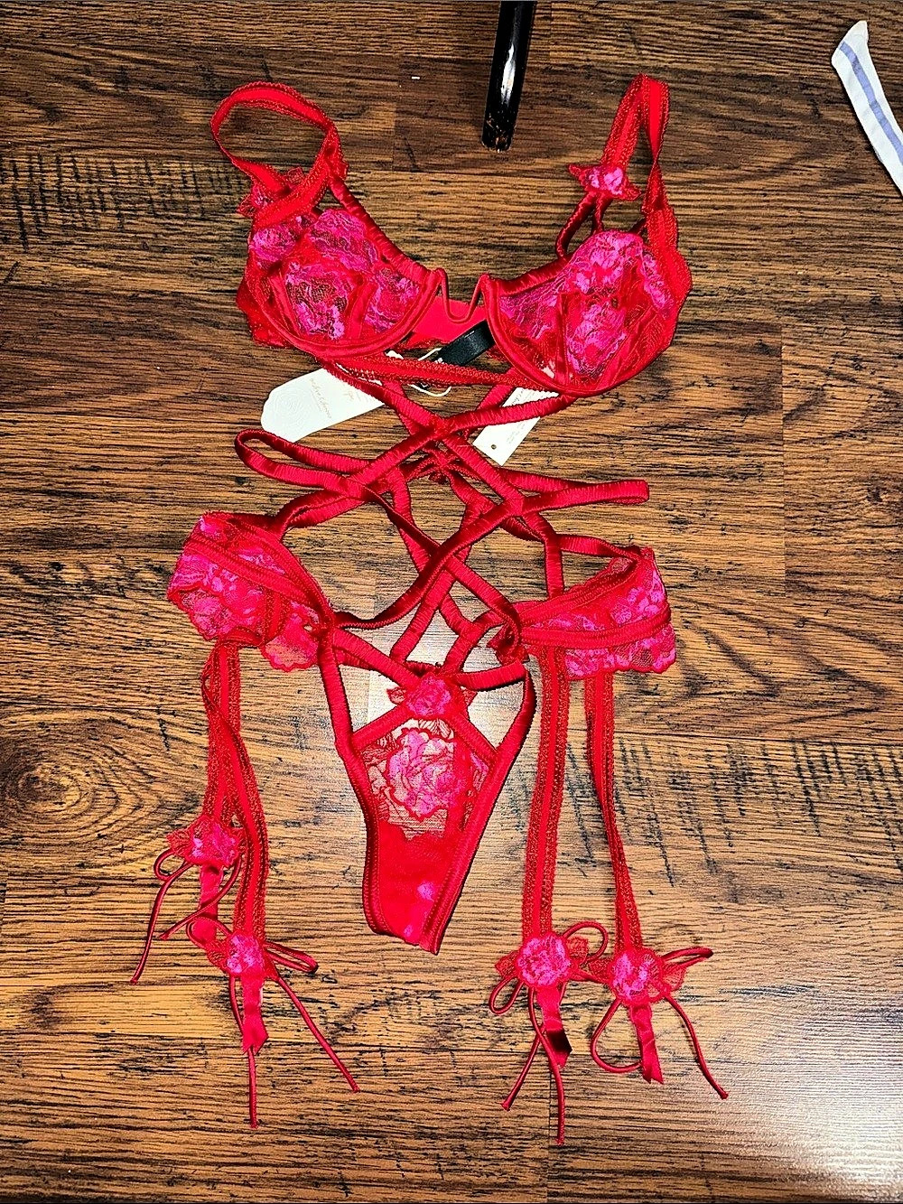 For Love & Lemons Rose Garden Lingerie 1.T